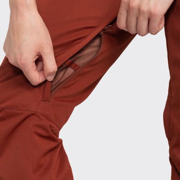 Roxy Nadia Technical Snow Pants Women’s XL Snowboarding Smoked Paprika - Picture 7 of 14